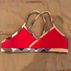 Children Burberry bathing suit top ONLY 4Y